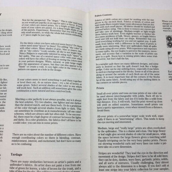 Sampler Supreme Quilting Pieced Block Pattern Book Catherine H Anthony 1983 - Picture 7 of 13